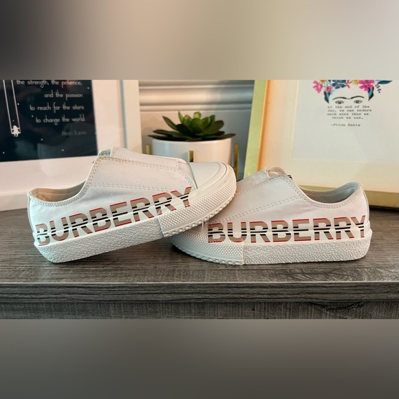 Burberry Other - Burberry Toddler Canvas Slip-On Sneakers